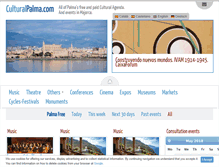 Tablet Screenshot of culturalpalma.com